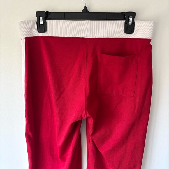 Abercrombie & Fitch Gym Issue Red Cropped Sweatpants Vintage Y2K Activewear - Picture 6 of 9